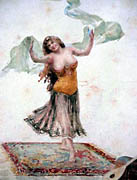 Veil Dancer. Watercolor