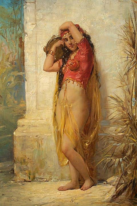 Harem Girl with Tambourine by Joseph Bernard