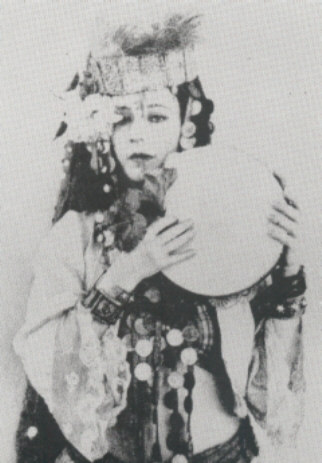 Agnes De Mille as an Ouled Nail dancer.  1920's Potograph.  Arabesque collection, New York.