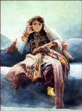 Angelica by Charles Gleyre. Swiss. Watercolor. 1834.