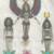 Bast, Isis, and Hathor (2000).  By: Cassandra Strand

This is just a cute little cartoonish drawing of my three favorite Egyptian Goddesses.  Bast because she is the goddess of home and (my personal favorite) cats.   Isis because she is Goddess magic, and Hathor because she is the Goddess of Dance.
