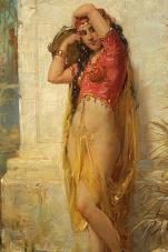 Harem Girl with Tambourine by Joseph Bernard